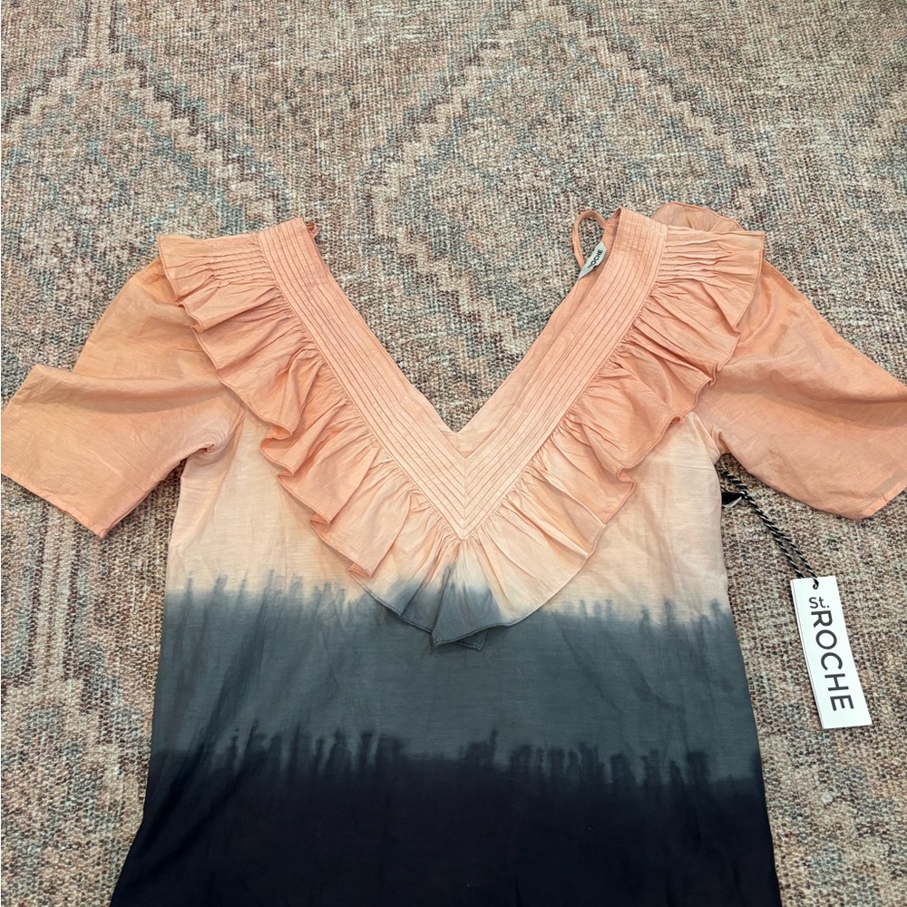 St Roche Sabine Top in Pink/Grey NWT - Picture 4 of 7